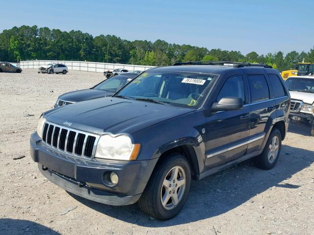 1J8HR58P57C558290 - 2007 JEEP GRAND CHER BLUE photo 2