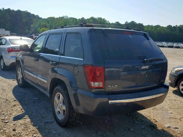 1J8HR58P57C558290 - 2007 JEEP GRAND CHER BLUE photo 3