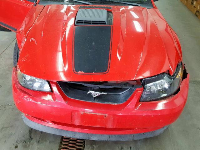 1FAFP42R63F445861 - 2003 FORD MUSTANG MA RED photo 7