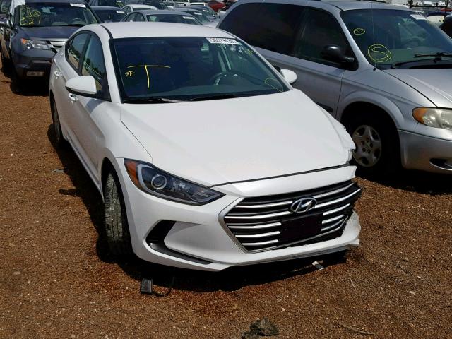 5NPD84LF1HH088766 - 2017 HYUNDAI ELANTRA WHITE photo 1