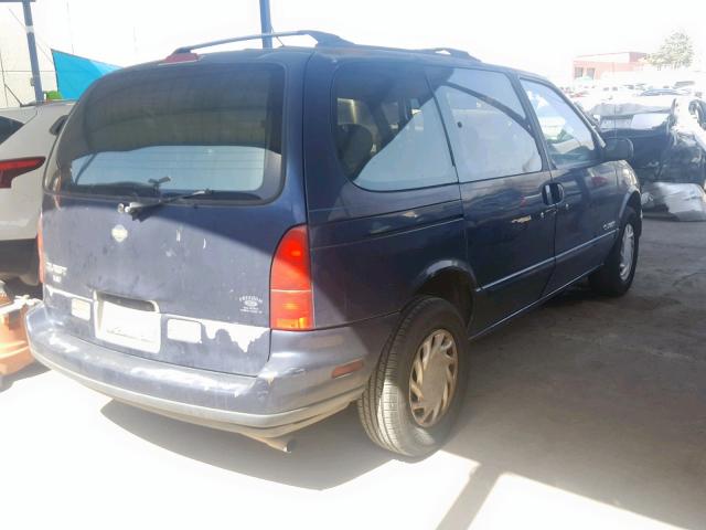 4N2DN11WXSD844938 - 1995 NISSAN QUEST XE BLUE photo 4