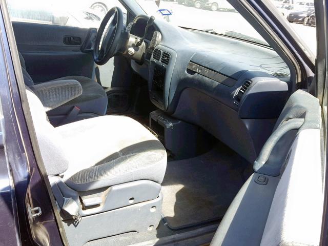 4N2DN11WXSD844938 - 1995 NISSAN QUEST XE BLUE photo 5