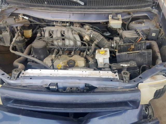 4N2DN11WXSD844938 - 1995 NISSAN QUEST XE BLUE photo 7