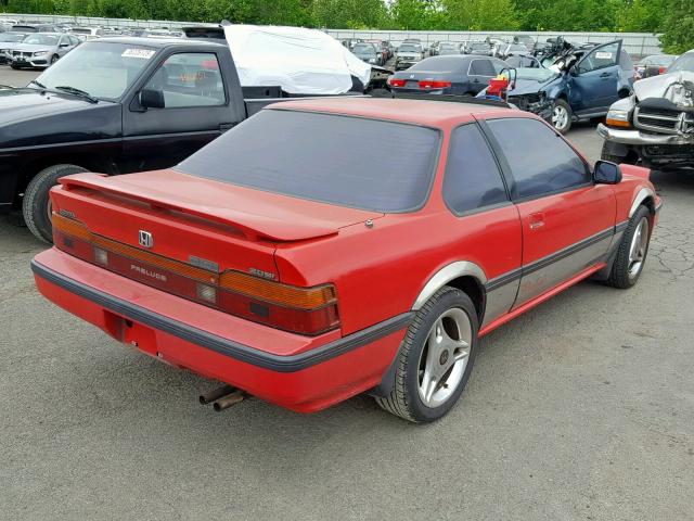 JHMBA4233JC068179 - 1988 HONDA PRELUDE 2. RED photo 4