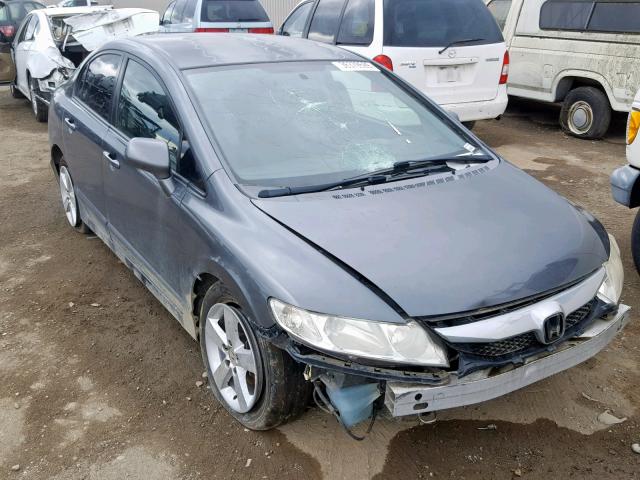 2HGFA16629H534071 - 2009 HONDA CIVIC LX-S Մոխրագույն լուսանկար 1