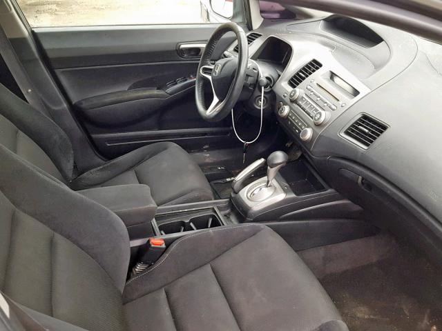 2HGFA16629H534071 - 2009 HONDA CIVIC LX-S Մոխրագույն լուսանկար 5