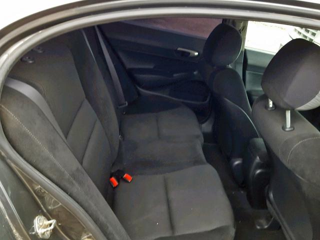 2HGFA16629H534071 - 2009 HONDA CIVIC LX-S Մոխրագույն լուսանկար 6