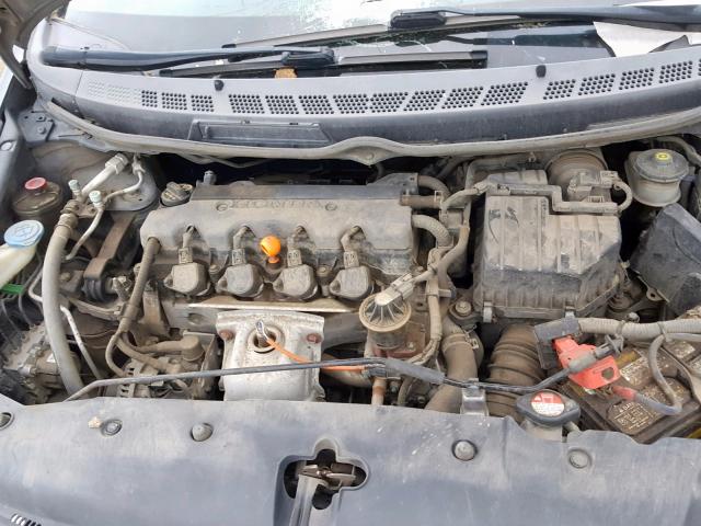 2HGFA16629H534071 - 2009 HONDA CIVIC LX-S Մոխրագույն լուսանկար 7
