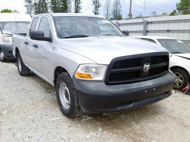 1C6RD6FK6CS117640 - 2012 DODGE RAM 1500 S SILVER photo 1