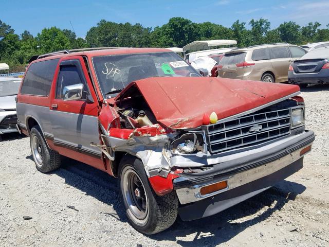 1GNCS18Z8J0179879 - 1988 CHEVROLET BLAZER S10 RED photo 1