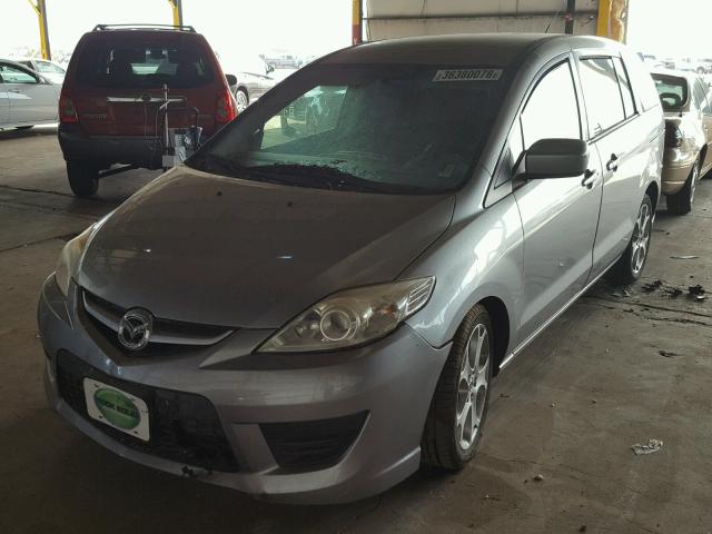 JM1CR2W36A0372279 - 2010 MAZDA 5 GRAY photo 2