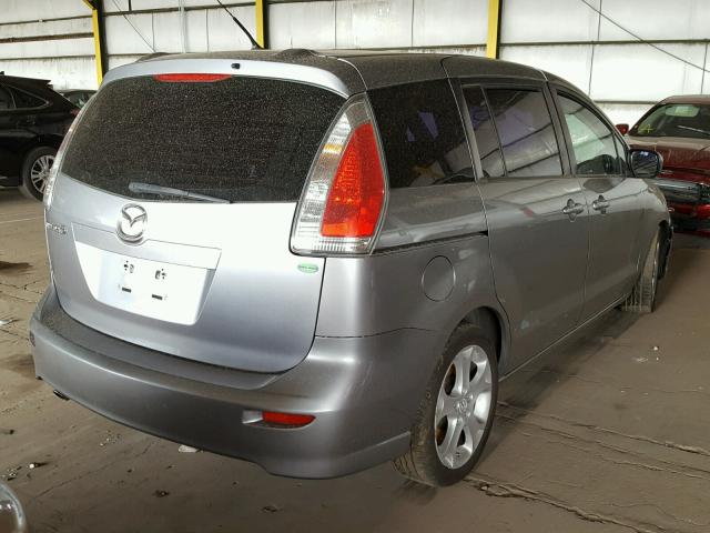 JM1CR2W36A0372279 - 2010 MAZDA 5 GRAY photo 4