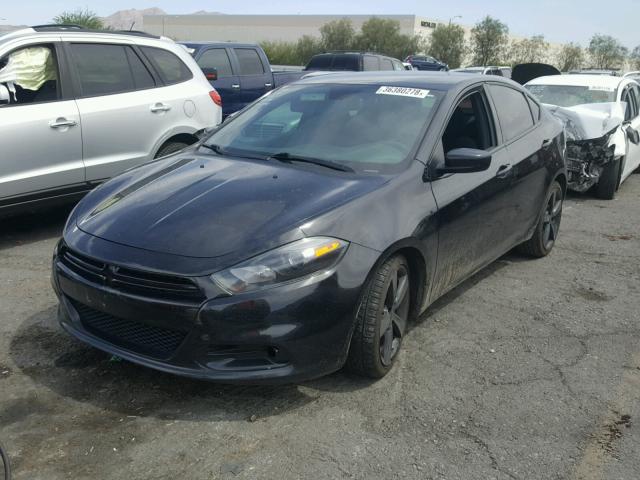 1C3CDFBB1FD298597 - 2015 DODGE DART SXT BLACK photo 2