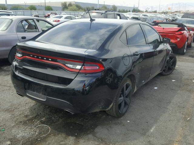 1C3CDFBB1FD298597 - 2015 DODGE DART SXT BLACK photo 4