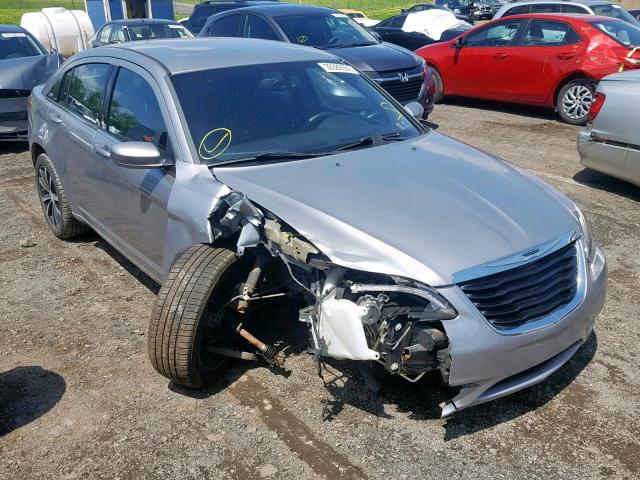 1C3CCBBB5DN702259 - 2013 CHRYSLER 200 TOURIN SILVER photo 1