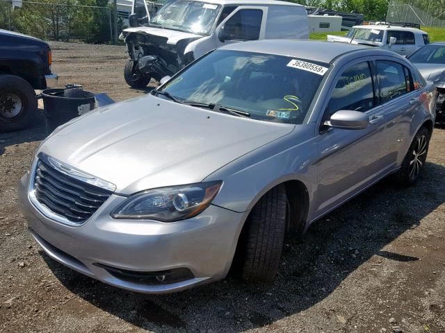 1C3CCBBB5DN702259 - 2013 CHRYSLER 200 TOURIN SILVER photo 2