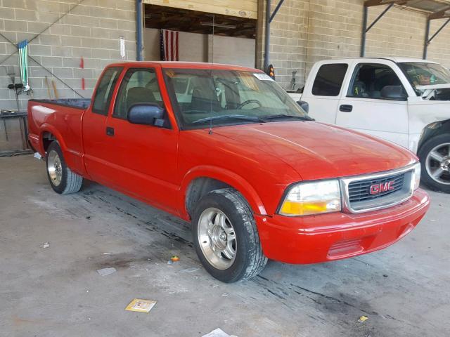 1GTCS19H638226328 - 2003 GMC SONOMA RED photo 1