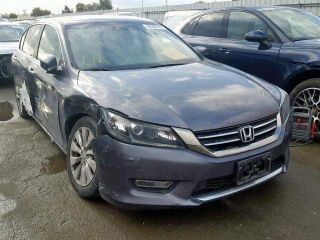 1HGCR2F81DA005608 - 2013 HONDA ACCORD EXL WHITE photo 1