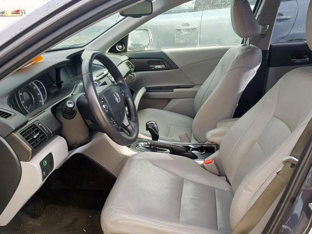 1HGCR2F81DA005608 - 2013 HONDA ACCORD EXL WHITE photo 5