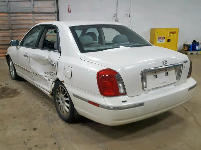 KMHFU45E34A353161 - 2004 HYUNDAI XG 350 WHITE photo 3