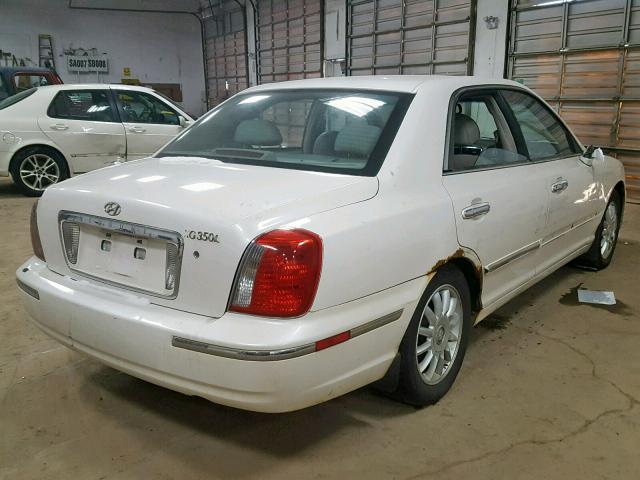 KMHFU45E34A353161 - 2004 HYUNDAI XG 350 WHITE photo 4