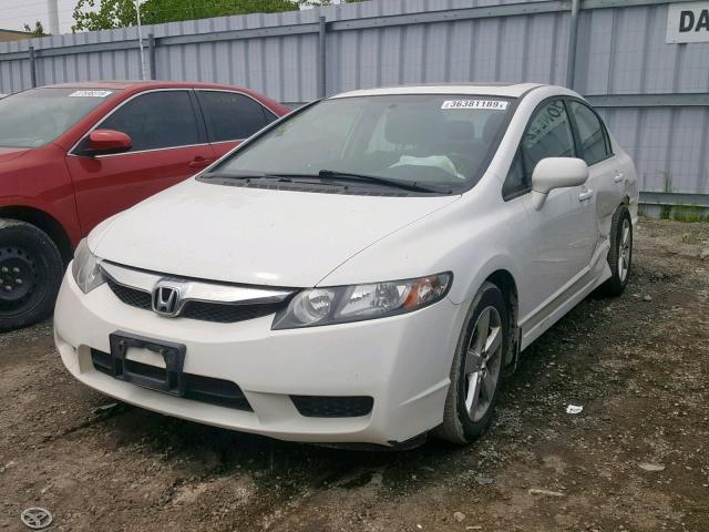 2HGFA1F64BH101826 - 2011 HONDA CIVIC LX-S Білий фото 2