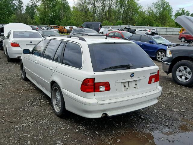 WBADS434X1GD84721 - 2001 BMW 525 IT AUT WHITE photo 3