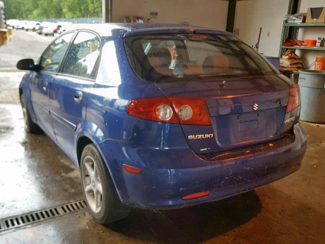 KL5JD66Z65K210136 - 2005 SUZUKI RENO S BLUE photo 3