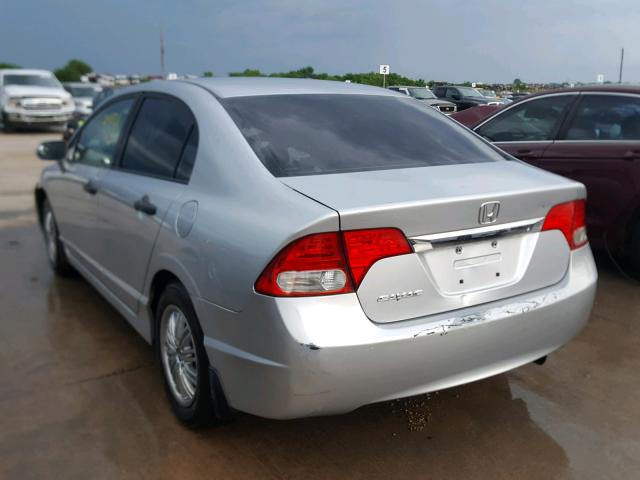 19XFA1F37AE002447 - 2010 HONDA CIVIC VP SILVER photo 3