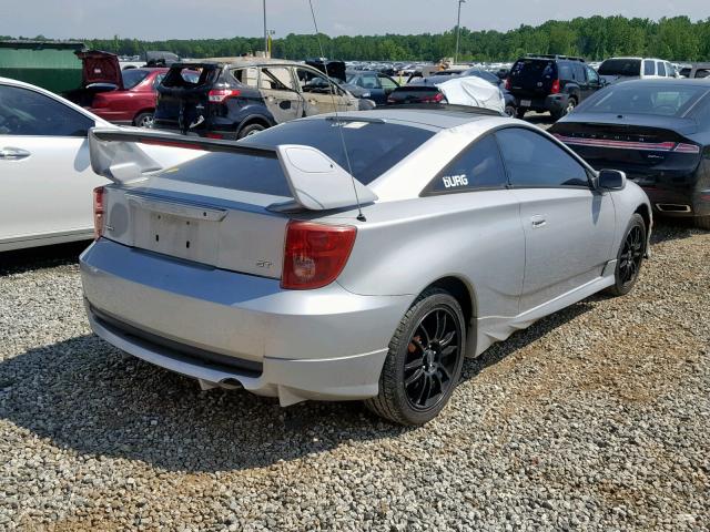 JTDDR32T740168868 - 2004 TOYOTA CELICA GT GRAY photo 4