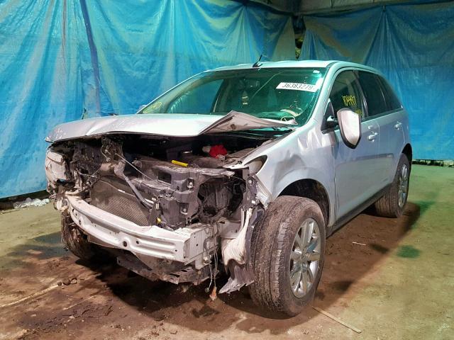 2FMDK3KC5EBA26275 - 2014 FORD EDGE LIMIT SILVER photo 2