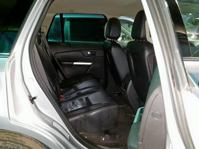 2FMDK3KC5EBA26275 - 2014 FORD EDGE LIMIT SILVER photo 6