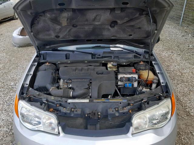 1G8AW12FX5Z104129 - 2005 SATURN ION LEVEL SILVER photo 7