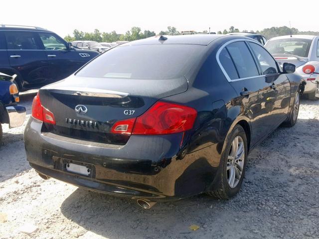 JN1CV6AP5AM403174 - 2010 INFINITI G37 BASE BLACK photo 4