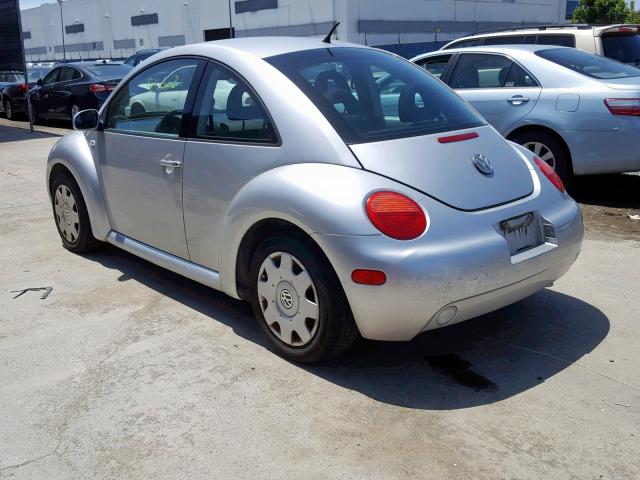 3VWBT21C11M410595 - 2001 VOLKSWAGEN NEW BEETLE ნაცრისფერი ფოტო 3