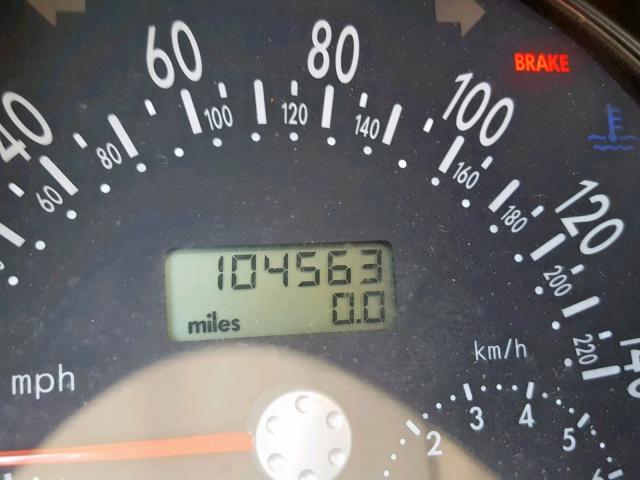 3VWBT21C11M410595 - 2001 VOLKSWAGEN NEW BEETLE ნაცრისფერი ფოტო 8