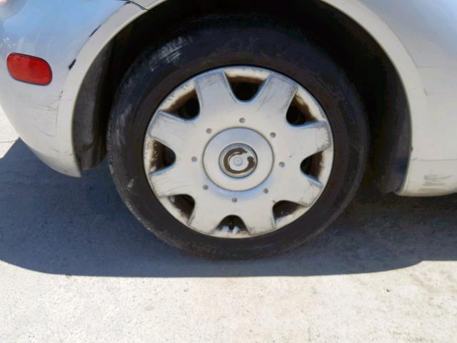 3VWBT21C11M410595 - 2001 VOLKSWAGEN NEW BEETLE ნაცრისფერი ფოტო 9