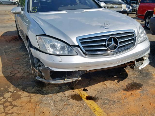 WDDNG79X17A077268 - 2007 MERCEDES-BENZ S 65 AMG SILVER photo 9