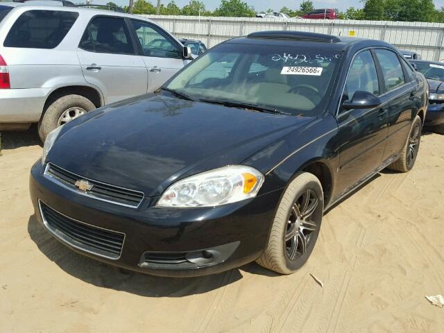 2G1WU581469178574 - 2006 CHEVROLET IMPALA LTZ BLACK photo 2