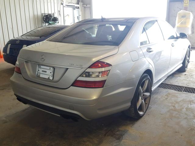 WDDNG77X78A158814 - 2008 MERCEDES-BENZ S 63 AMG SILVER photo 4