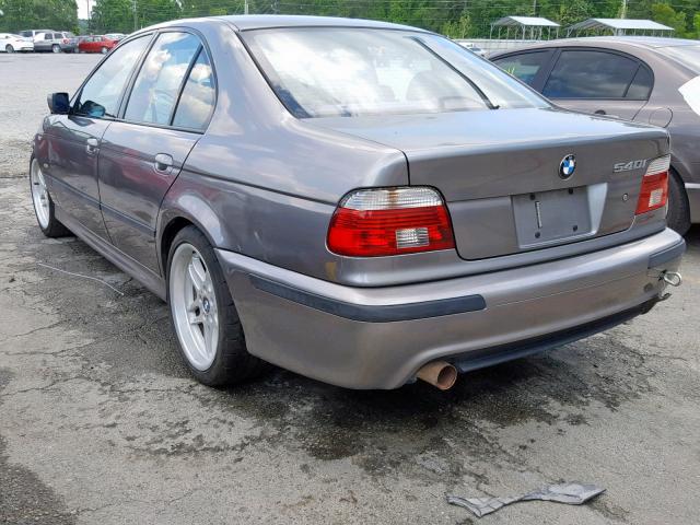 WBADN63493GN89689 - 2003 BMW 540 I AUTO GRAY photo 3