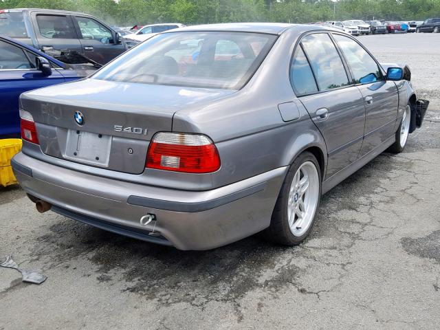 WBADN63493GN89689 - 2003 BMW 540 I AUTO GRAY photo 4