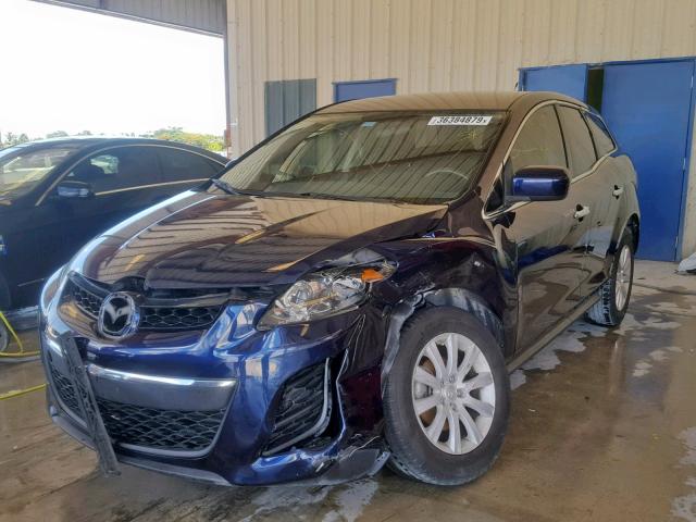 JM3ER2W53A0326409 - 2010 MAZDA CX-7 BLUE photo 2