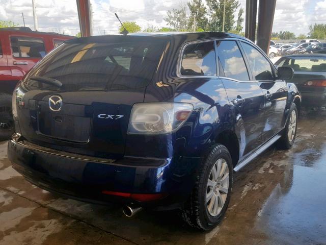 JM3ER2W53A0326409 - 2010 MAZDA CX-7 BLUE photo 4