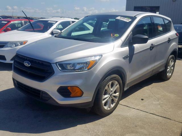 1FMCU0F76HUC59789 - 2017 FORD ESCAPE S SILVER photo 2