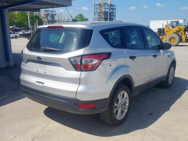 1FMCU0F76HUC59789 - 2017 FORD ESCAPE S SILVER photo 4