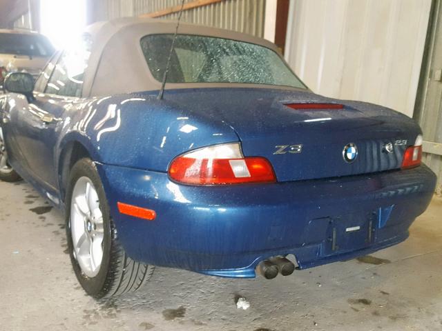 4USCH9347YLG03107 - 2000 BMW Z3 2.3 BLUE photo 3