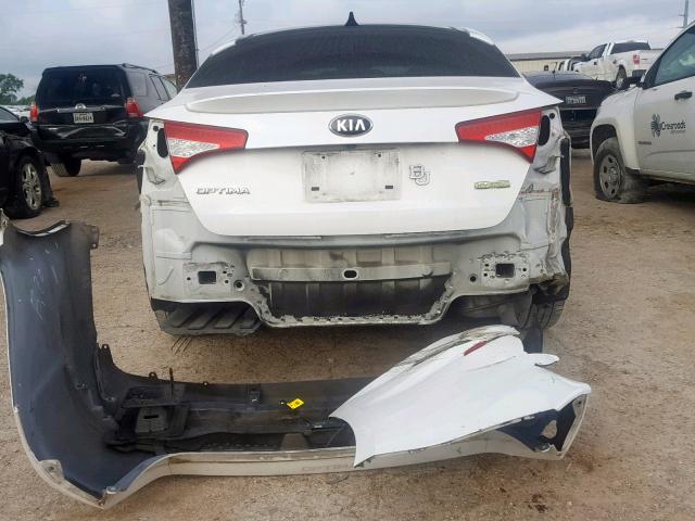 KNAGM4AD6C5036193 - 2012 KIA OPTIMA HYB WHITE photo 9