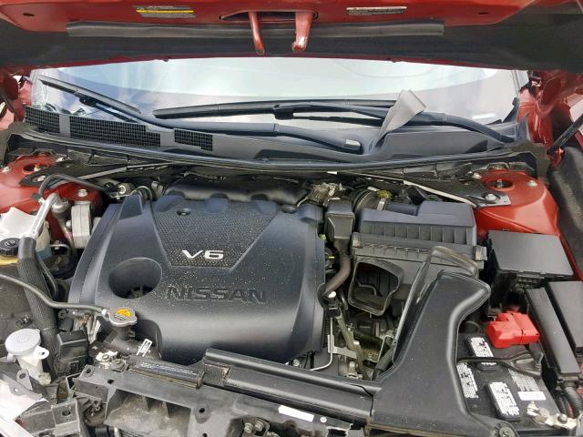 1N4AA6AP9HC365535 - 2017 NISSAN MAXIMA 3.5 RED photo 7