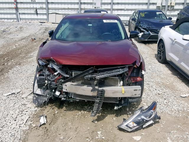 1N4AA6AP9HC365535 - 2017 NISSAN MAXIMA 3.5 RED photo 9